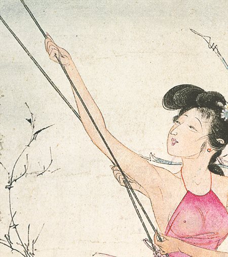 镇原县-胡也佛的仕女画和最知名的金瓶梅秘戏图